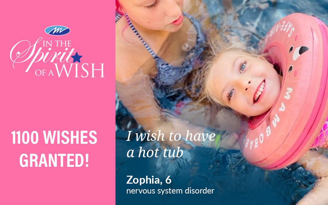 Marquis Hot Tubs Grants 1100th Wish